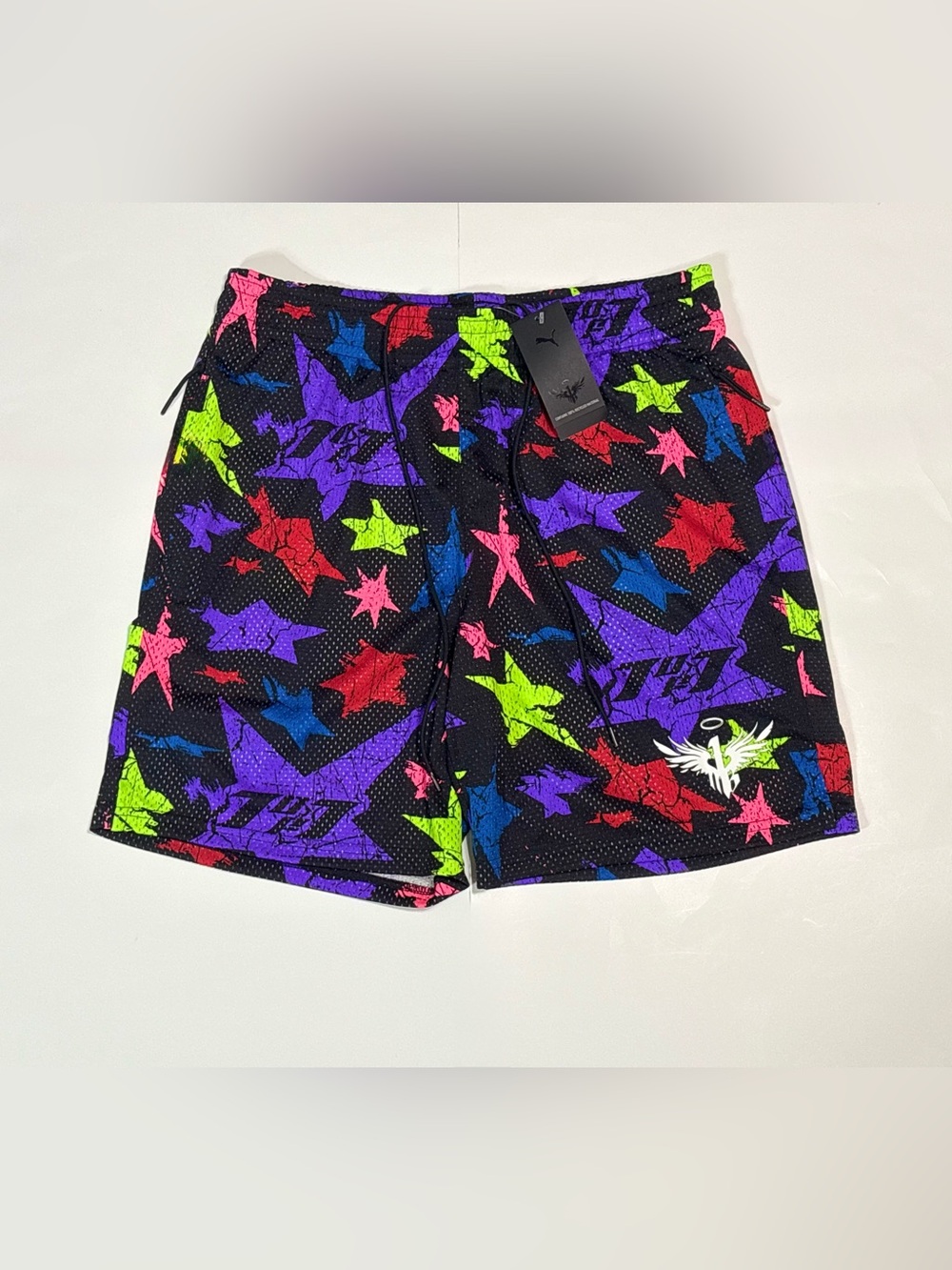PUMA Star Vision AOP 7" Short Men’s Athletic Shorts 632436_01 size L Large NEW